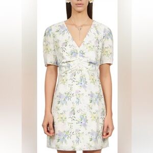 The Kooples Romantic Floral V-Neck Dress